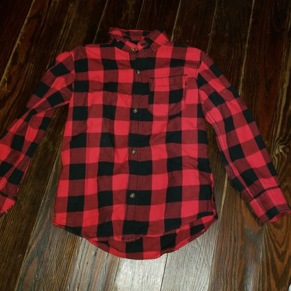 Carter's plaid button down